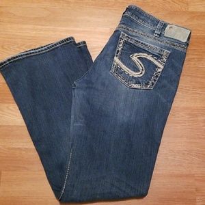 Silver Suki Jeans